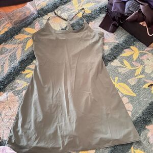 Outdoor voices size medium olive green exercise dress